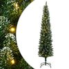 vidaXL Kunstkerstboom smal met 300 LED's 210 cm