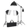 vidaXL Fotostudioset met lampen, achtergrond en reflector