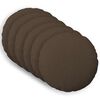 vidaXL Plaid kussen 6 st HEERLEN Taupe &Oslash; 30 cm Stof