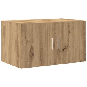 vidaXL Wandkast artisanaal eikenkleurig 70 x 42.5 x 40 cm Bewerkt hout