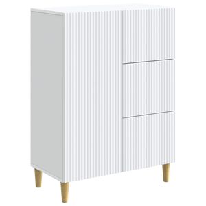vidaXL Dressoir Wit 66 x 34,5 x 90 cm Bewerkt hout