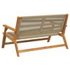 vidaXL Tuinmeubelen Beige 78 x 122 x 73cm Massief acaciahout