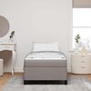vidaXL Boxspringbed Taupe 100 x 200 cm Stof