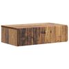 vidaXL Wandmontage Zijtafel Oud hout 59 x 34,5 x 17 cm Bewerkt hout