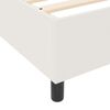 vidaXL Platform bedframe Cr&egrave;me 80 x 200 cm Stof