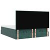 vidaXL Ottoman bed met matrassen en LED's 160x200cm fluweel