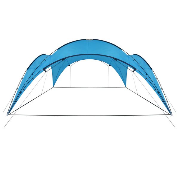 vidaXL Partytent boog 450x450x265 cm lichtblauw