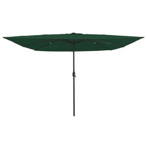 vidaXL Tuinparasol Groen 295 x 295 x 245 cm Polyester en staal