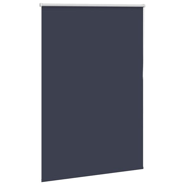 vidaXL Rolgordijn verduisterend 110x130 cm stofbreedte 105,7 cm blauw