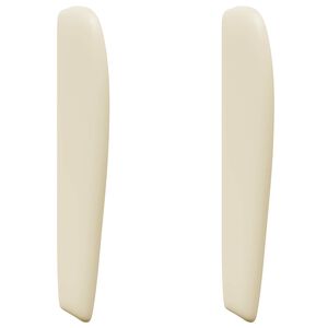vidaXL Hoofdbord oor Cr&egrave;me PVC