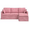 vidaXL Bank Roze Totale afmetingen: 198 x 134 x 80 cm (B x D x H)