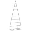 vidaXL Kerstdecoratie kerstboom 180 cm metaal zwart