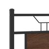 vidaXL Bedframe zonder matras bewerkt hout bruin eikenkleur 137x190 cm