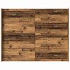 vidaXL Opbergbedframe met lade Oud Hout 150 x 200 cm Bewerkt hout