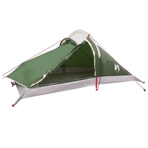 vidaXL Backpacking Tent Groen 4-persoons 185T Polyester met PU Coating