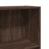 vidaXL Boekenkast 60x24x109 cm bewerkt hout bruin eikenkleurig