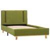 vidaXL Bedframe met LED stof groen 90x200 cm