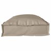 vidaXL Kussen Taupe 100 x 40 x 8 cm Oxford Stof