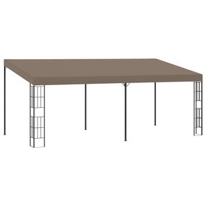 vidaXL Wandprieel 6x3 m stof taupe