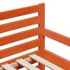 vidaXL Bedframe met hoofdeinde Wasbruin 80 x 200 cm Bewerkt hout