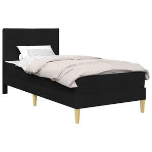 vidaXL Bedframe Zwart 80 x 200 cm Polyester