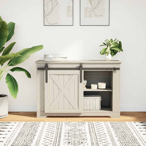 vidaXL Ophangset voor schuifdeur 91 cm koolstofstaal