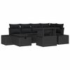 vidaXL Tuin Sofa Set 7 st poly rattan
