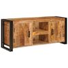 vidaXL TV-kast Bruin 120 x 30 x 50 cm Massief ruw mangohout