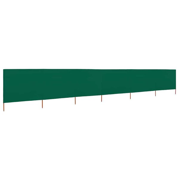 vidaXL Windscherm 6-panelen 800x160 cm stof groen
