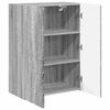 vidaXL TV-wandkast Grijs Sonoma 59,5 x 31 x 80 cm Bewerkt hout