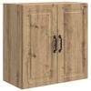 vidaXL Wandkast 59 x 31 x 60 cm Bewerkt hout Artisanaal eiken