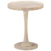 vidaXL Bijzettafel &Oslash;60x75 cm massief mangohout
