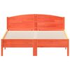 vidaXL Bedframe zonder matras massief grenenhout wasbruin 160x200 cm
