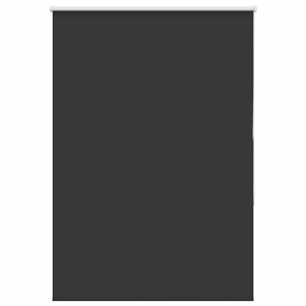 vidaXL Rolgordijn verduisterend 105x150 cm stofbreedte 100,7 cm zwart