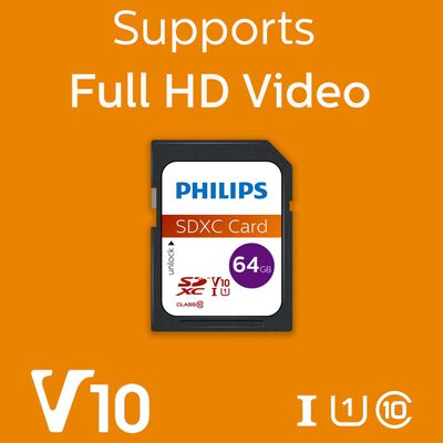 Philips Geheugenkaart SDXC 64GB UHS-I U1 V10