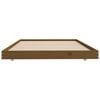 vidaXL Bedframe massief grenenhout honingbruin 100x200 cm
