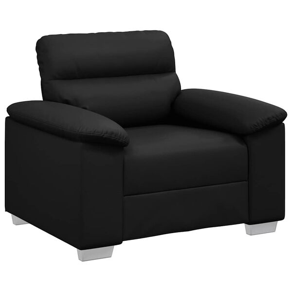 vidaXL Fauteuil 100x81x84 cm kunstleer zwart