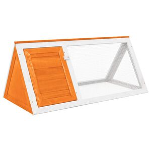 vidaXL Konijnenhok hout