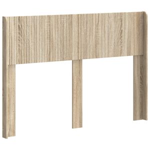 vidaXL Hoofdbord Sonoma Eiken Bewerkt hout