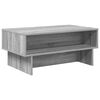 vidaXL Salontafel Grijs Sonoma 80 x 46 x 35 cm Bewerkt hout