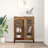 vidaXL Dressoir Oud Hout 69,5 x 34 x 90 cm Gemonteerd hout en ijzer