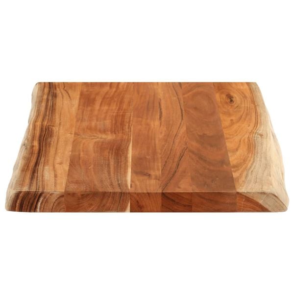vidaXL Tafelblad rechthoekig natuurlijke rand 70x60x3,8 cm acaciahout