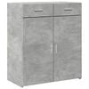 vidaXL Dressoir 80x42,5x93 cm bewerkt hout betongrijs
