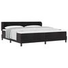 vidaXL Boxspringbed met hoofdeinde Zwart 200 x 200 cm Fluweel