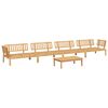 vidaXL 5-delige Loungeset pallet massief acaciahout