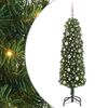 vidaXL Kunstkerstboom Groen 150 cm PVC en Staal en Kunststof