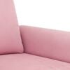vidaXL 2-delige Loungeset met kussens fluweel roze
