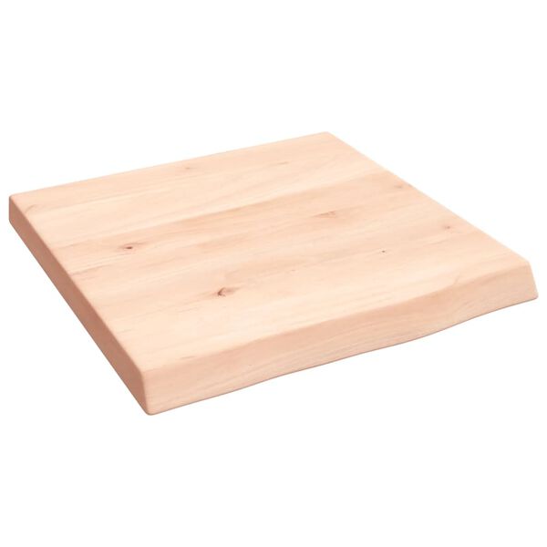 vidaXL Wandschap 40x40x(2-4) cm onbehandeld massief eikenhout
