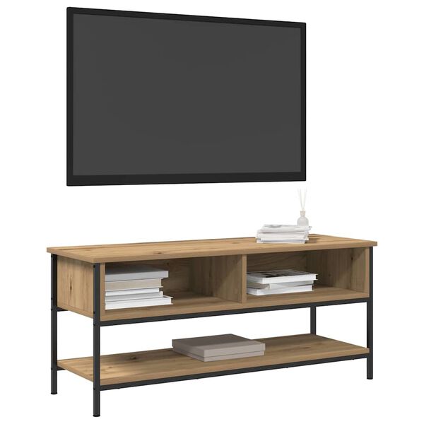 vidaXL Tv-meubelset Artisan Eiken 100 x 35 x 45 cm Bewerkt hout