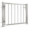vidaXL Tuinpoort 100x70 cm roestvrij staal